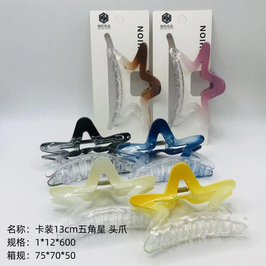 Card 13cm five-pointed star head claw