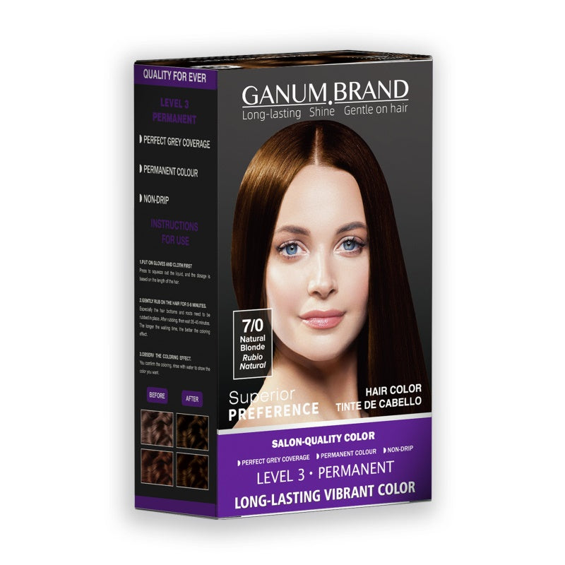 Hair Dye Cream - Color 7/0
