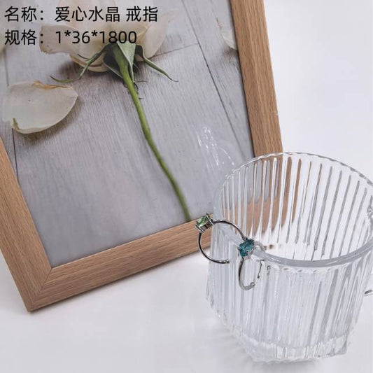 Love crystal ring