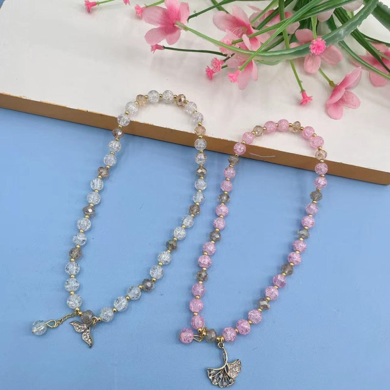 8 Gravel Bead Double-layer Bracelet