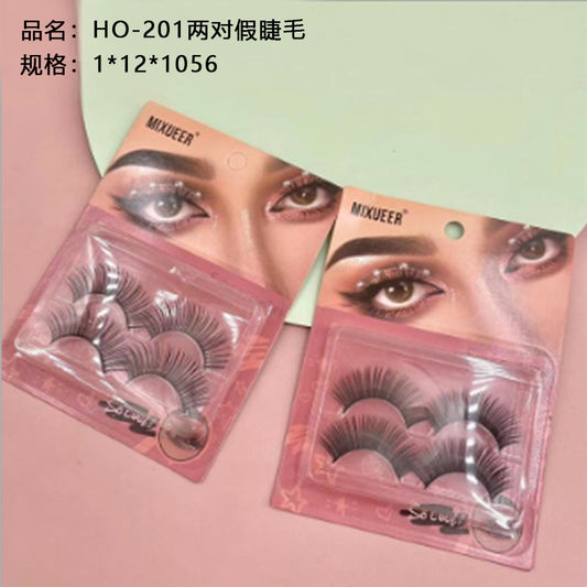 HO-201 Two pairs of false eyelashes
