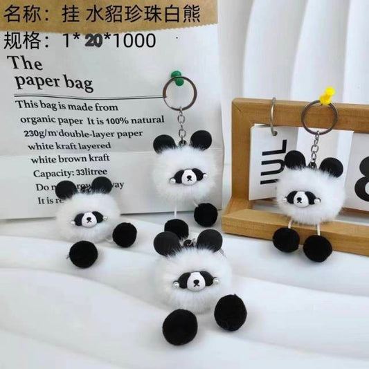 Hang water mink pearl white bear