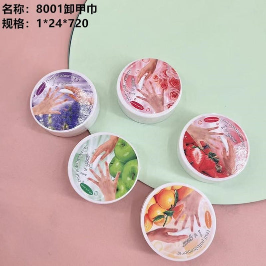 8001 Nail Polish Remover Wipes