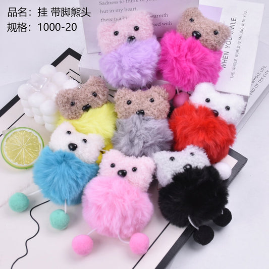 Hang a bear head with feet