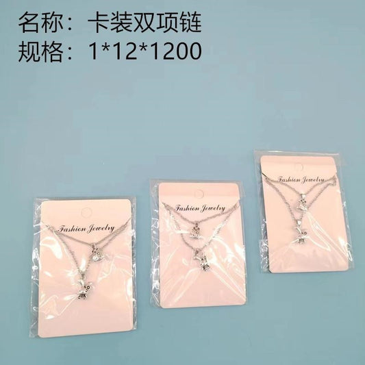 Card Double Necklace
