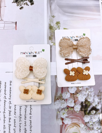 Mika Rabbit Head Three-piece Set Clamp