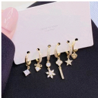 Earrings A887 gold earrings