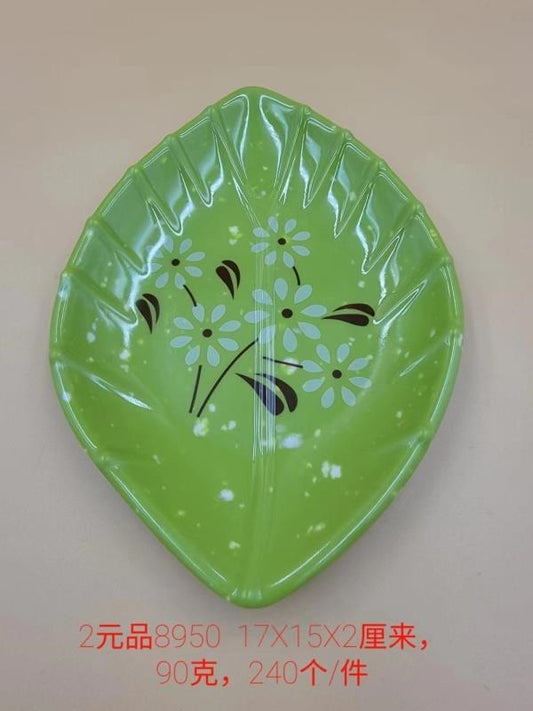 Repeat the 6808 green dot leaf plate