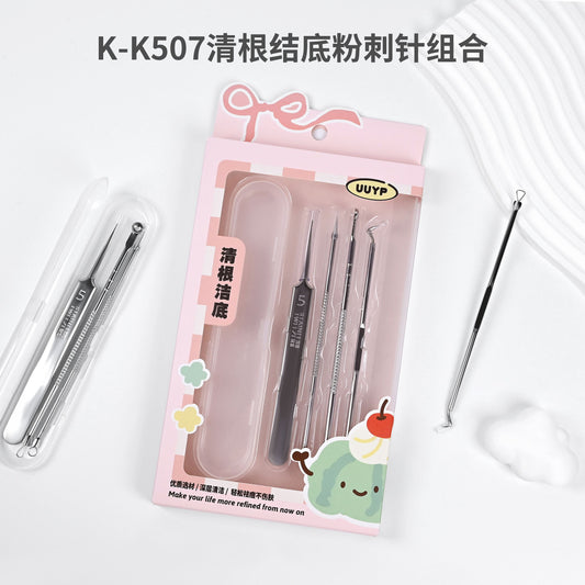 K-K507 Acne Needle Set for Thoroughly Cleaning Roots and Knots