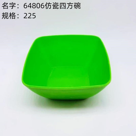 64806 imitation porcelain square bowl