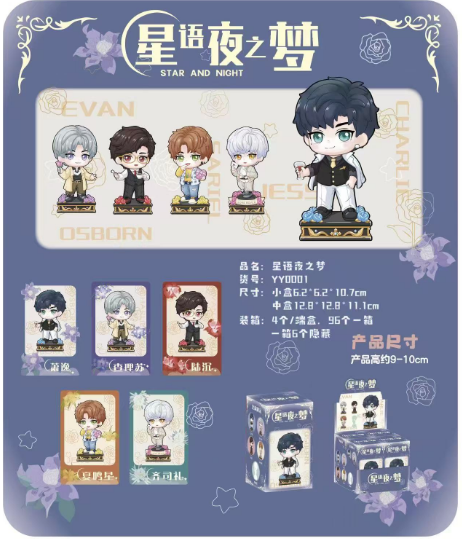 YY0001 Starry Language Night Dream Ornament