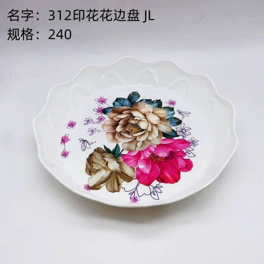 312 Printed Lace Plate, No Return or Exchange