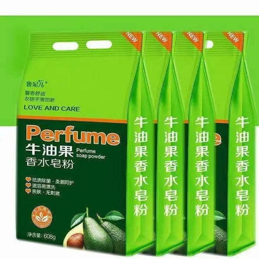 Avocado perfume laundry soap powder 608g