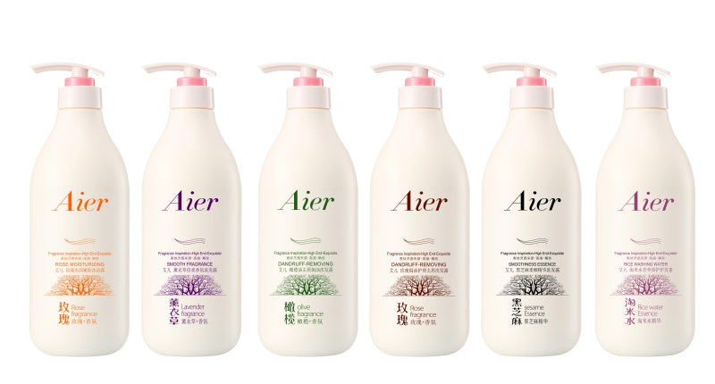 Aier Elle Black Sesame Softening Essence Shampoo 1L