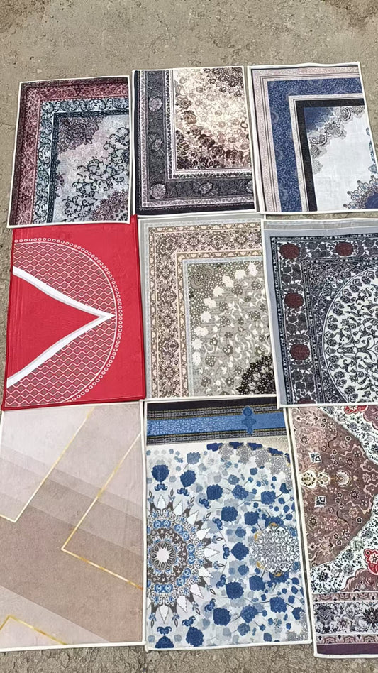 40*60 edge - stitched floor mat, mixed loading