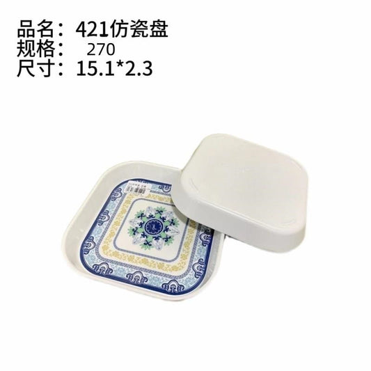 421 imitation porcelain plate 8002