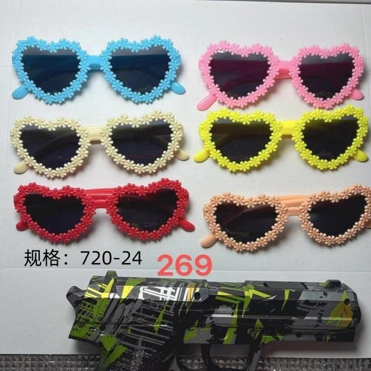 269 lace heart - shaped glasses