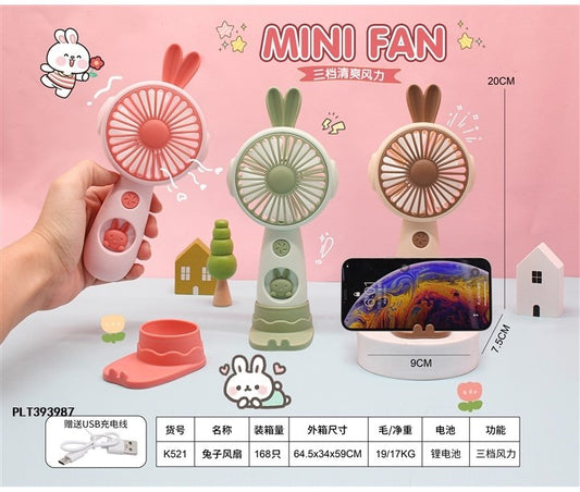 K521 Rabbit Fan (Three-speed Wind) - SY914