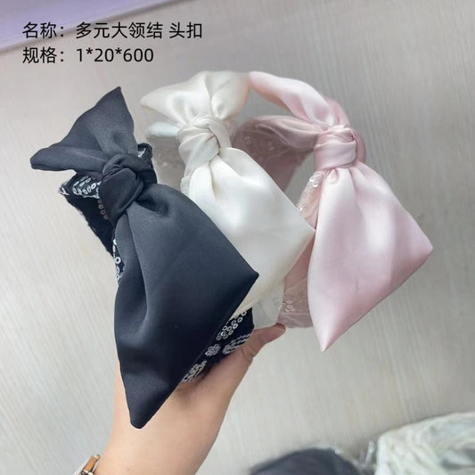 Multifunctional large bow tie, head buckle