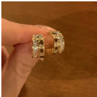Earrings, 5798 gold earrings