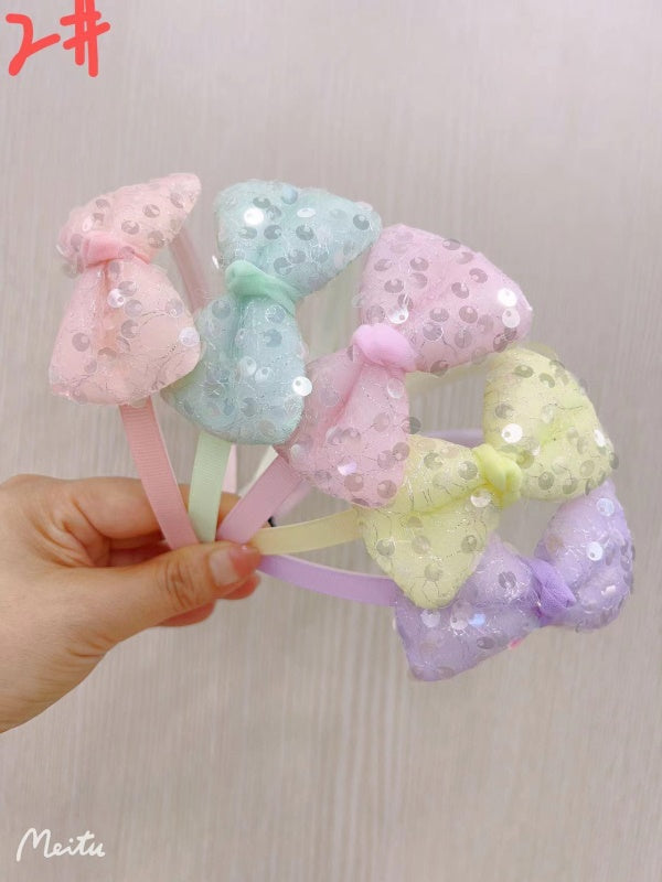 Large sequin knotting head buckle