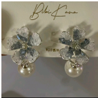 Earrings A1743 Blue Earrings