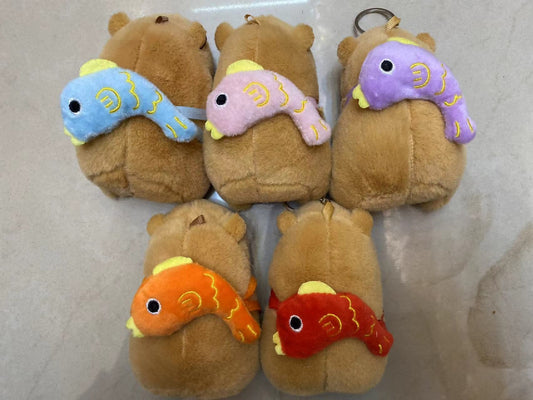 Back fish card plush pendant