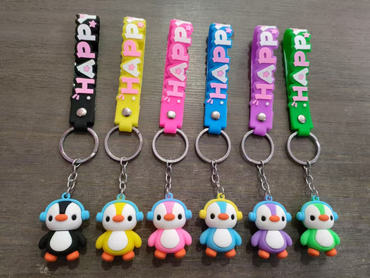 Penguin hanging headphones