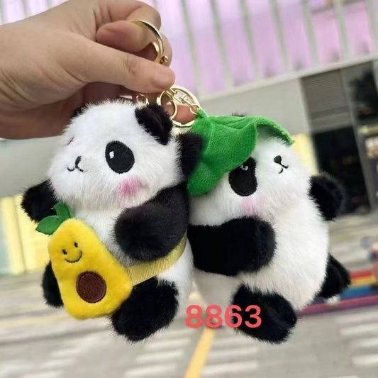 Lotus Leaf Bear Plush Pendant