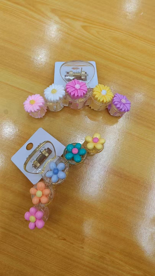Flower hair clip