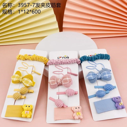 3957-7 Hairpin Rubber Band Set