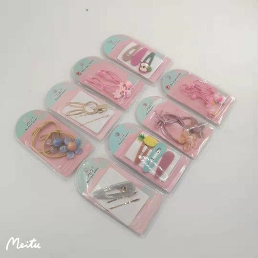 LC Children's Cartoon Plastic Clips 6PC