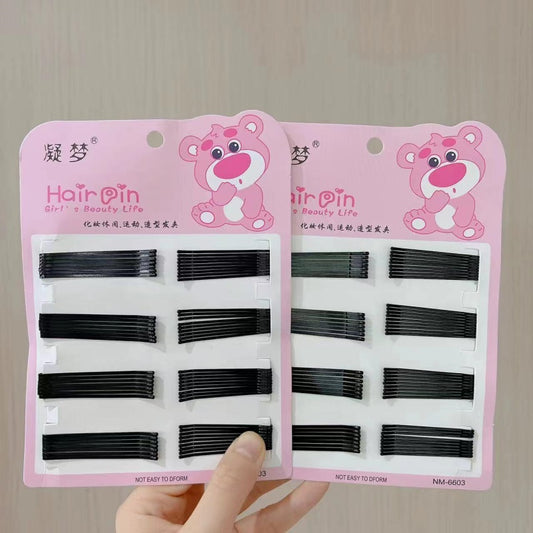 6603 Strawberry Bear Big Card Hairpin