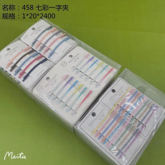 458 colorful one-clip