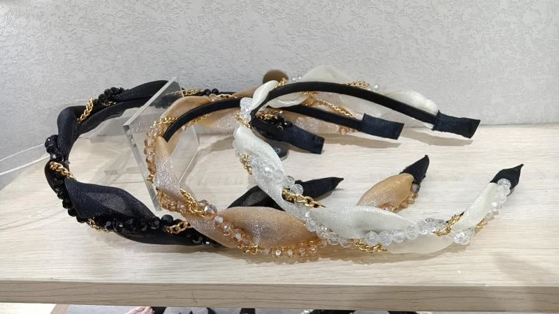 Rubber Duck crystal hair hoop