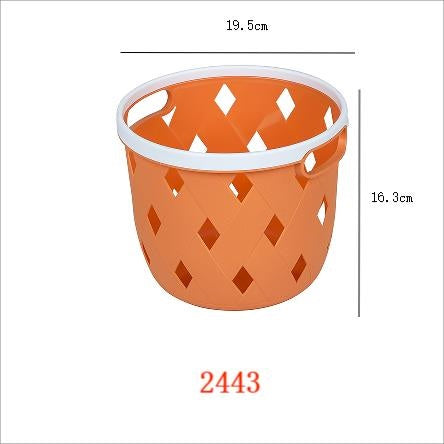 2443 round diamond storage basket small size WF