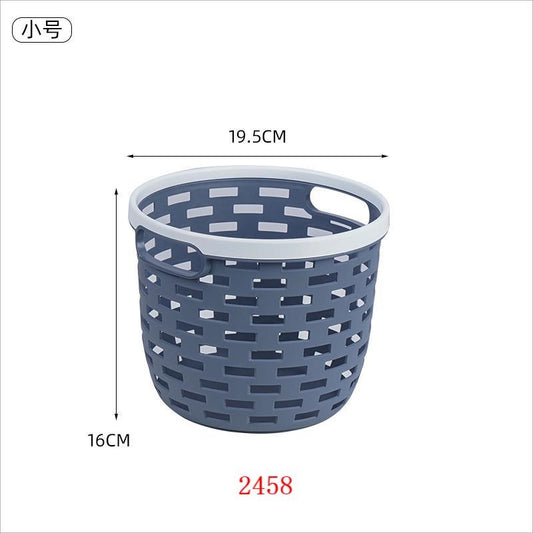 2458 Round Small Long Storage Basket small size WF