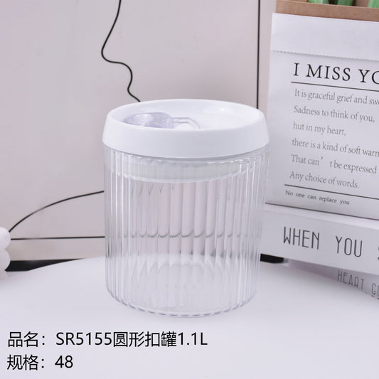 SR5155 Round buckle jar 1.1L