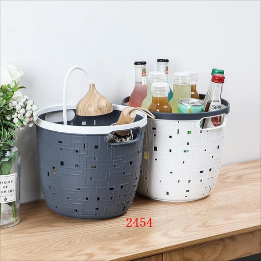 2454 Round Small Square Flower Hoop Basket Medium WF