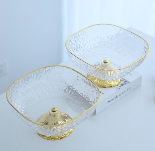 6886 with lid high fruit tray without lid