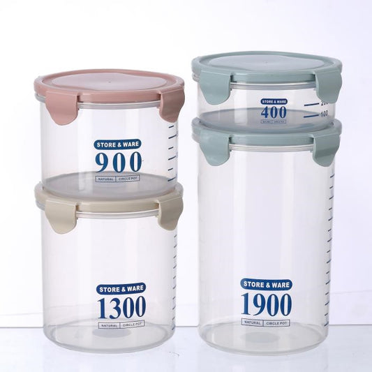8258 fresh-keeping box round -400ML