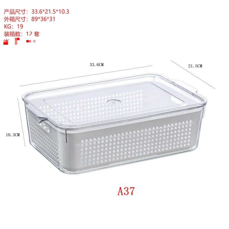 A37 Storage box with drain basket WF
