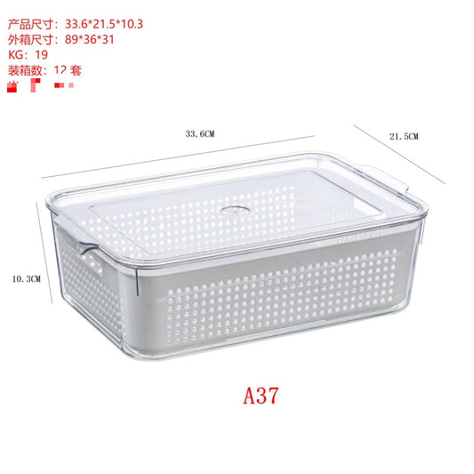 A37 Storage box with drain basket WF