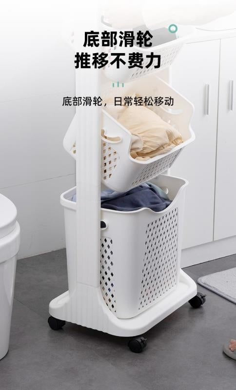 2511 bamboo rhyme dirty clothes storage rack (second floor)