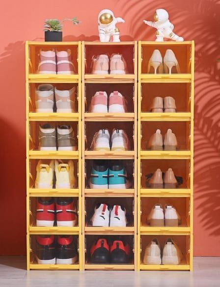 DF008-3 Large Shoe Box with Drawer 3 Pack HX