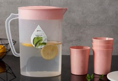 6204-4 oval water bottle with 4 cups
