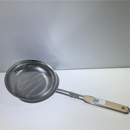 18CM thick hole oil grid with wooden handle