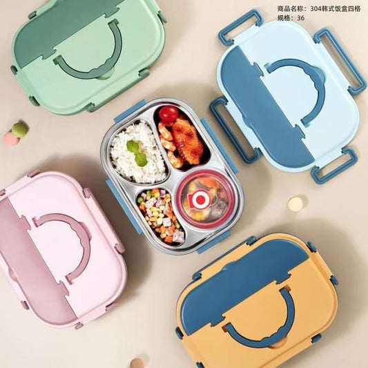 304 Korean-style lunch box with four squares