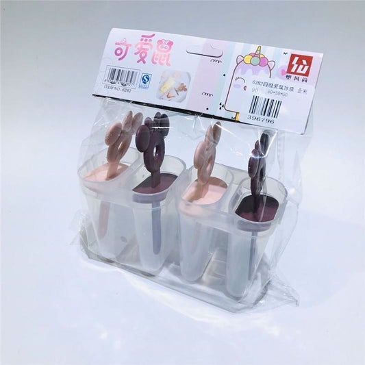 6282 four groups of love mouse ice mold