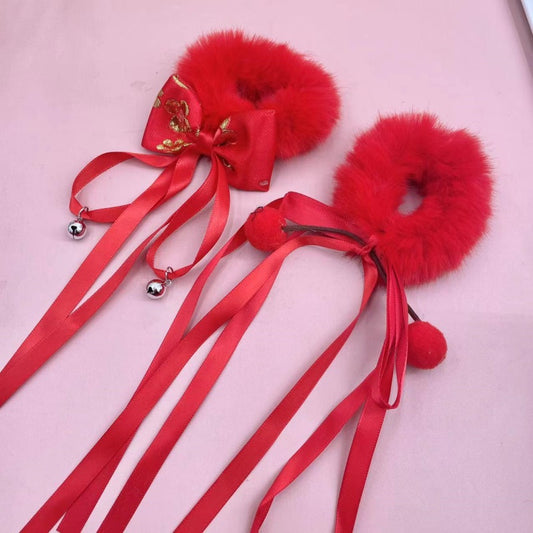 Large red ribbon bowels